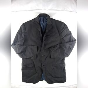 SUITSUPPLY Blazer Pure Wool charcoal grey Super 110's mens size 42